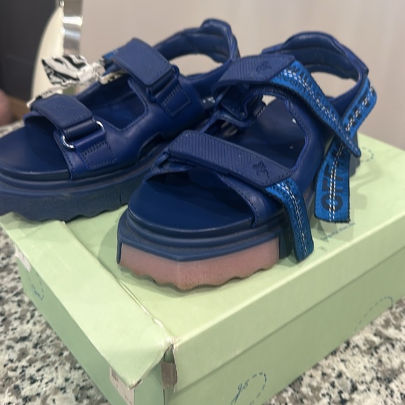 Women Blue Sandals - Picture 16 of 17